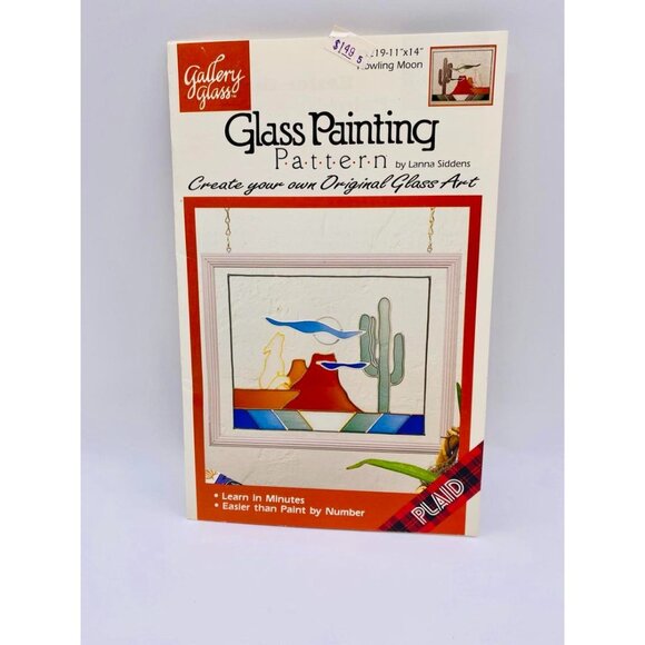 Vintage Gallery Glass Painting Patterns Lot Of 9 By Lanna Siddens & Karen Mason - Picture 3 of 10
